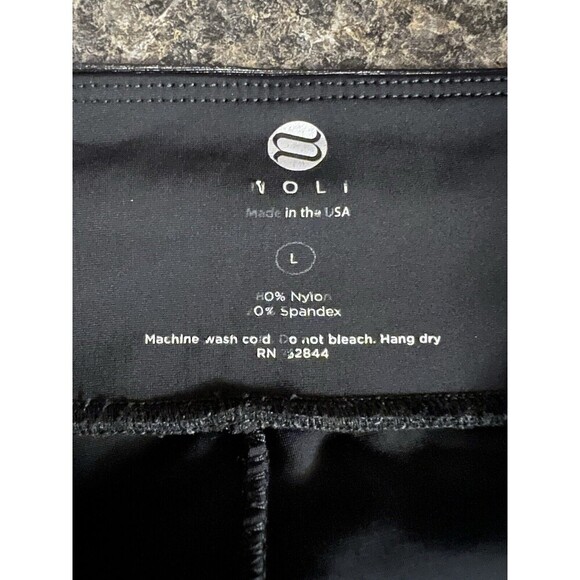 Noli Liquid Leggings In Black Gloss Size Large - Picture 7 of 7